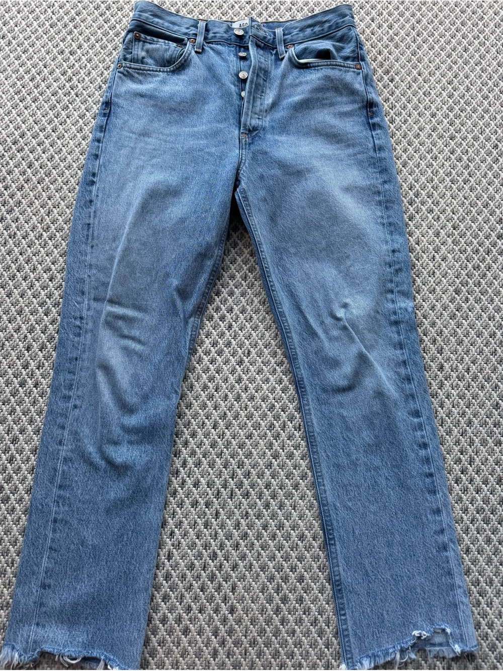 AGOLDE Straight Leg Button fly